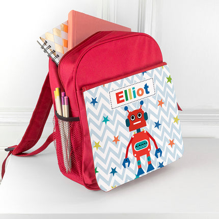 Robot Mini Rucksack - Personalised