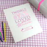 Twinkle Twinkle Little Star Personalised Photo Album - Pink