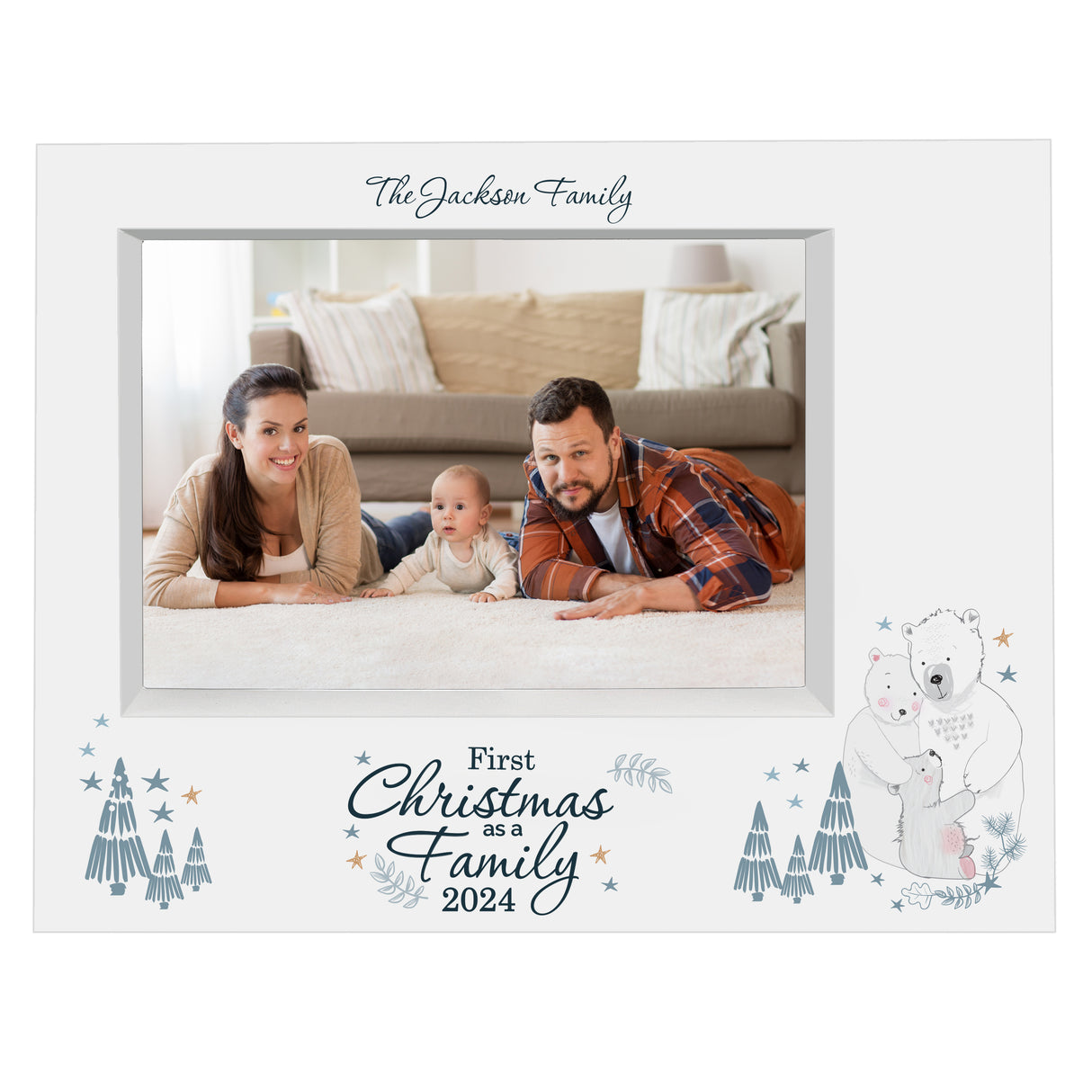Polar Bear Personalised Photo Frame
