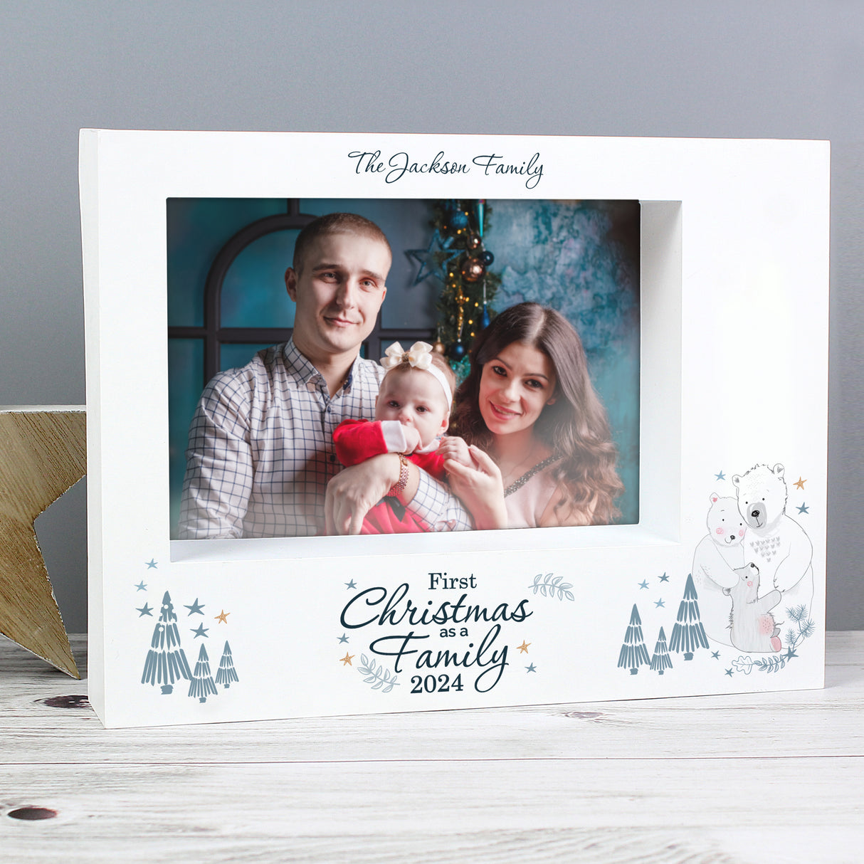 Polar Bear Personalised Photo Frame