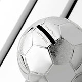 Football Money Box - Silver Plated - Personalised