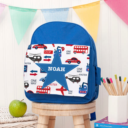 Transport Mini Rucksack - Personalised