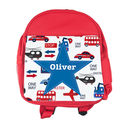 Transport Mini Rucksack - Personalised