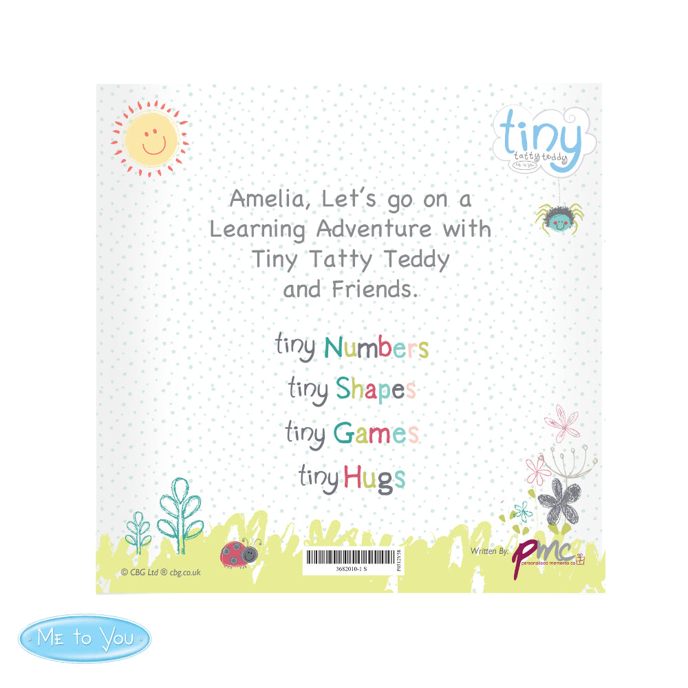 Tiny Tatty Cuddle Bug - Personalised Children's Learning Adventure Book