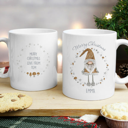 Personalised Gonk Christmas Mug