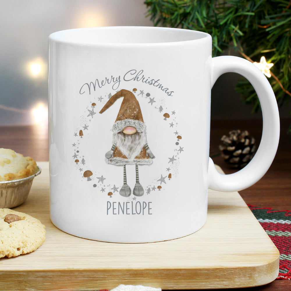 Personalised Gonk Christmas Mug