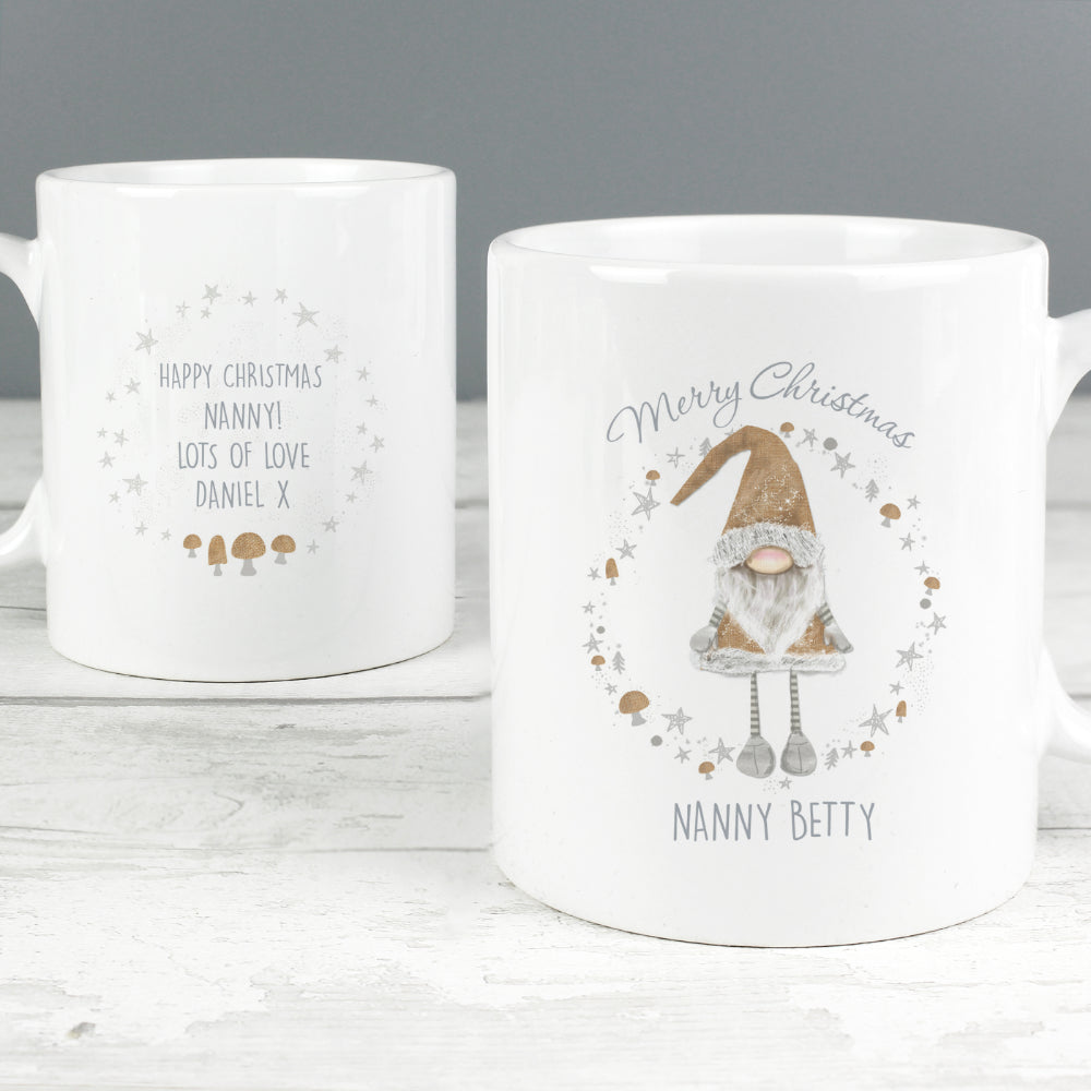 Personalised Gonk Christmas Mug
