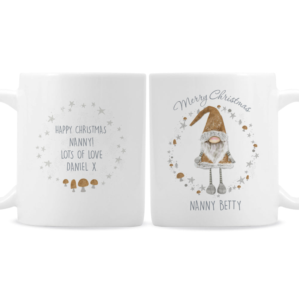 Personalised Gonk Christmas Mug