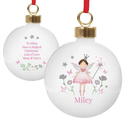 Personalised Fairy Princess Bauble