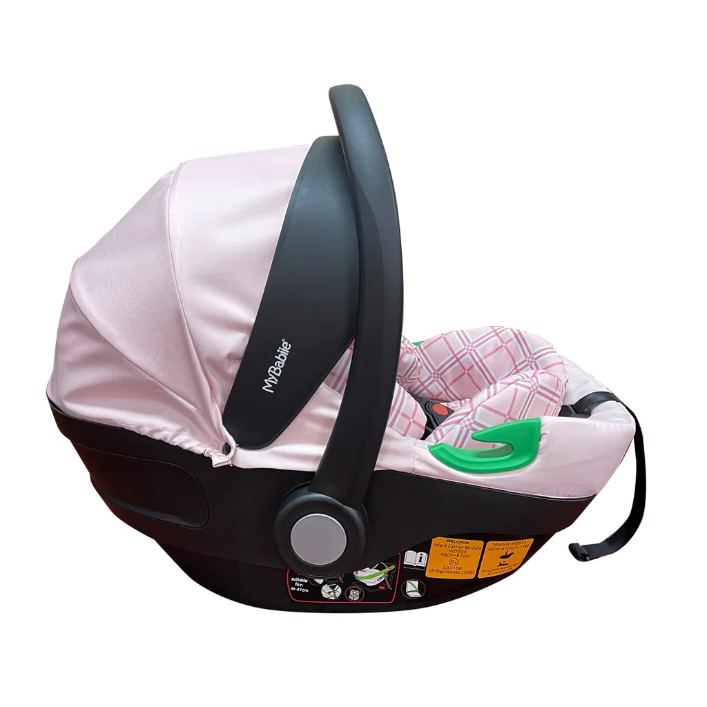 Pink Plaid iSize Travel System - Dani Dyer