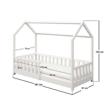 Explorer Playhouse Bed White - Shorty