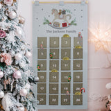 Rocking Horse Pocket Advent Calendar - Personalised