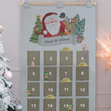 Santa Pocket Advent Calendar - Personalised