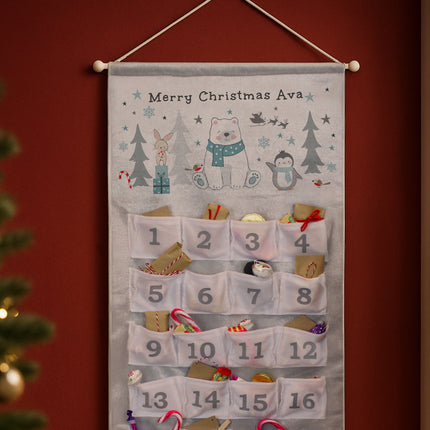 Polar Bear Advent Calendar - Personalised