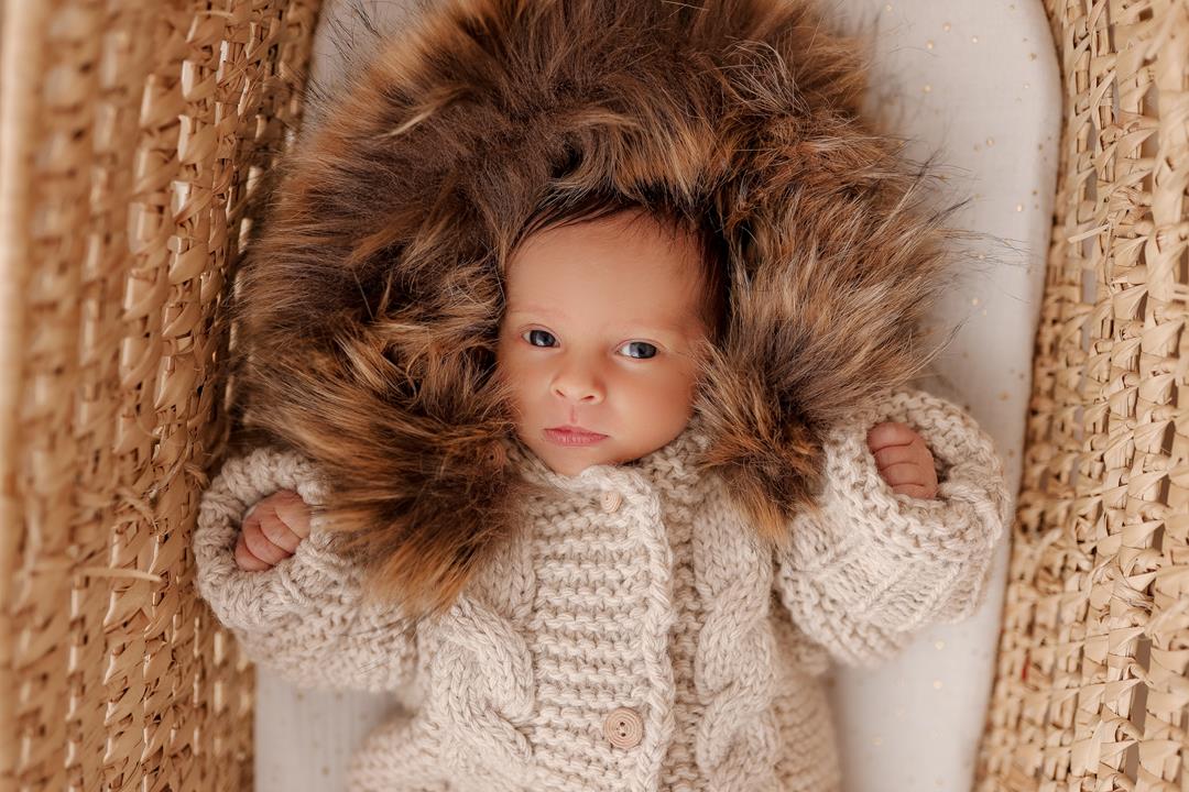 Knitted Pram Suit - Natural