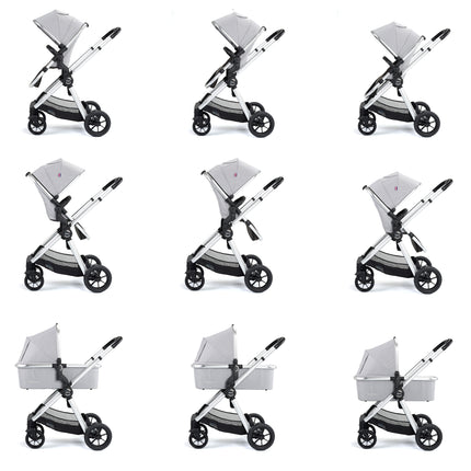 MeMore Pushchair - Silver