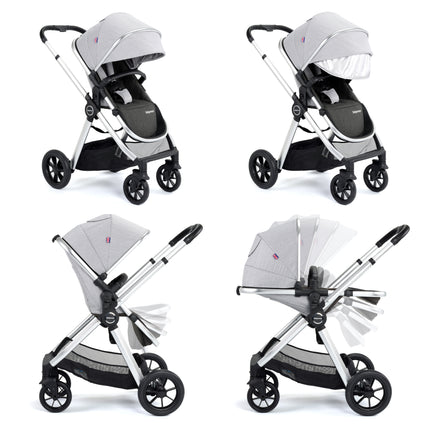 MeMore Pushchair - Silver