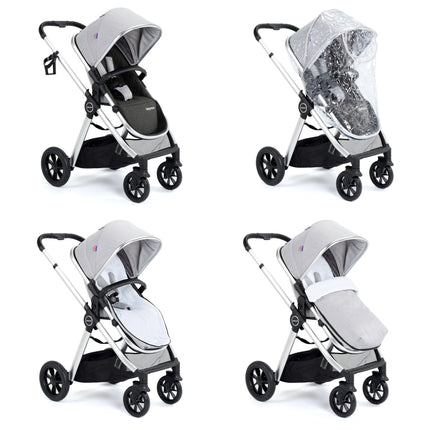 MeMore Pushchair - Silver