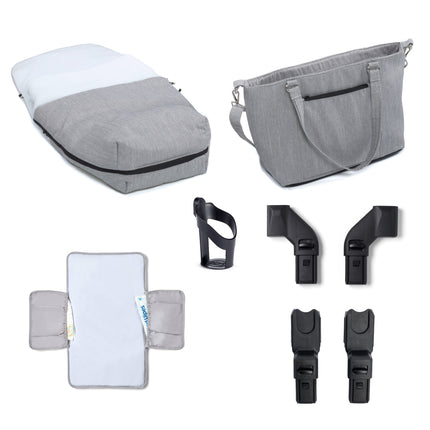 MeMore Pushchair - Silver