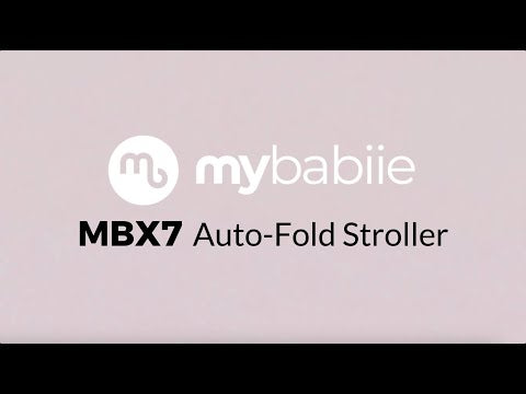 MBX7 Plus Auto-Fold Stroller - Ivory