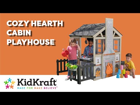 Cozy Hearth Cabin Playhouse
