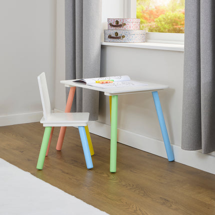 Rainbow Table & Chairs