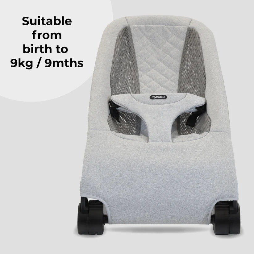 Reclining Baby Bouncer - Grey