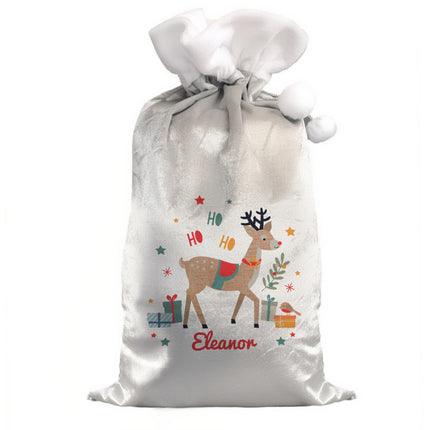 Reindeer Christmas Sack - Personalised