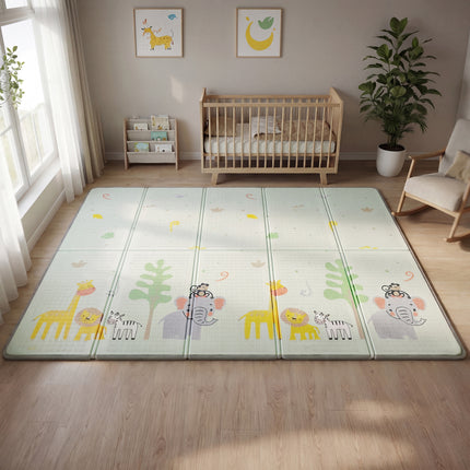 Jungle & Dinsaur Reversible Toddler Play Mat