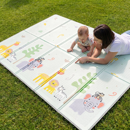 Jungle & Dinsaur Reversible Toddler Play Mat
