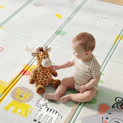 Jungle & Dinsaur Reversible Toddler Play Mat