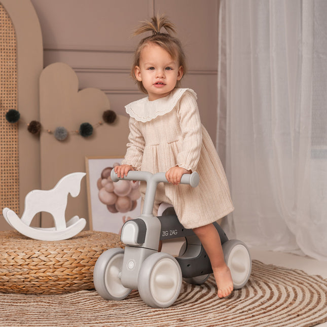 Ride On Bike - Zig Zag - Grey