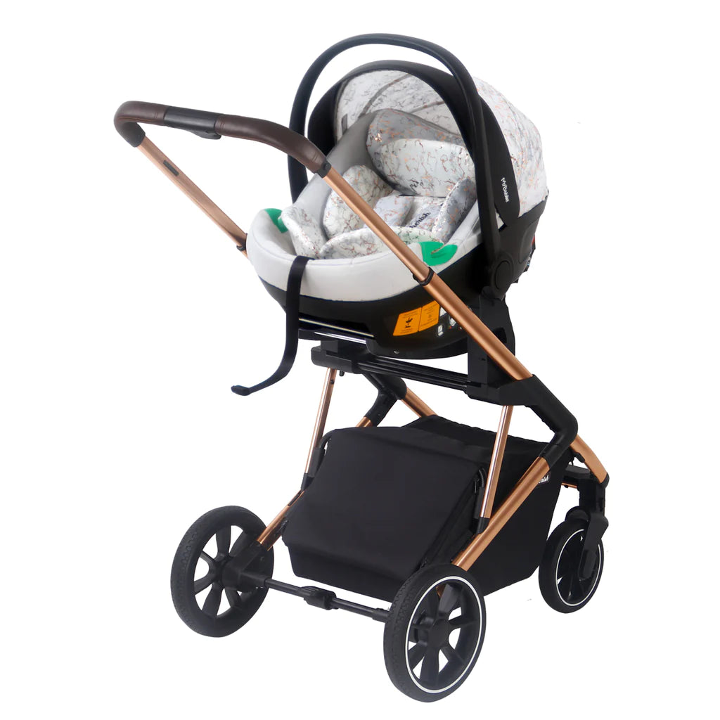 Rose Gold Marble iSize Travel System - Dani Dyer