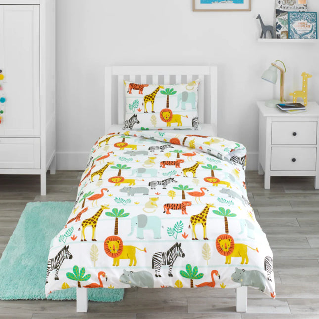 Safari Animals Duvet Set - Single Bed