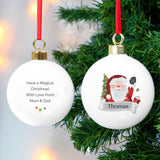 Personalised Santa Claus Bauble