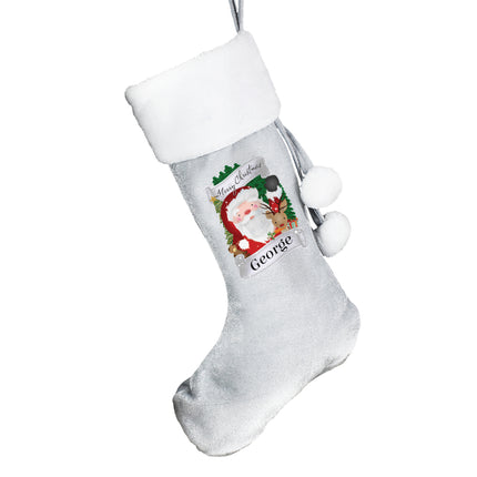 Santa Christmas Stocking - Personalised