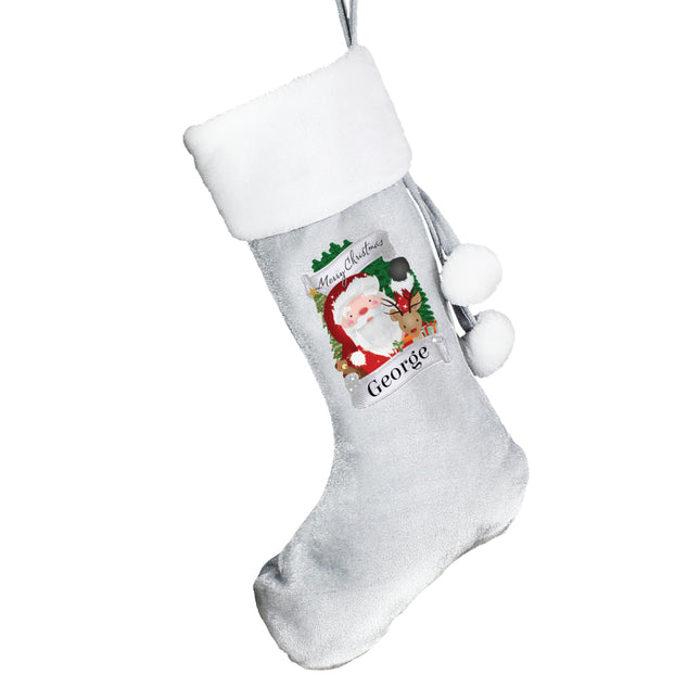 Santa Christmas Stocking - Personalised