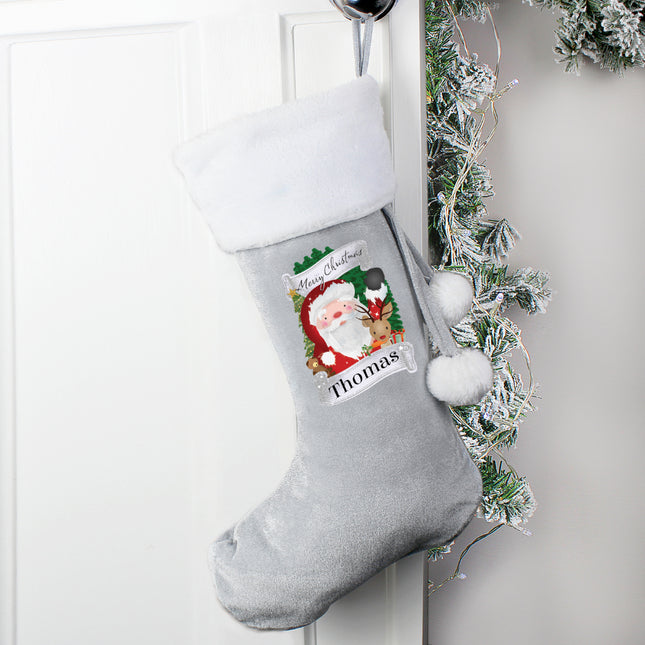 Santa Christmas Stocking - Personalised