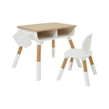 Scandi Height Adjustable Table and Chair Set