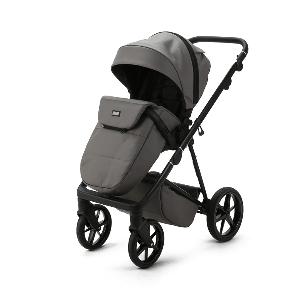 Milano Evo 3 in 1 Pushchair Luxe including Car Seat and Isofix Base - Slate Grey