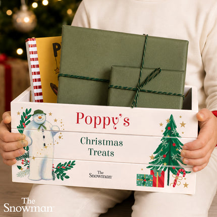 The Snowman Christmas Wishes Christmas Eve Box Crate - Personalised