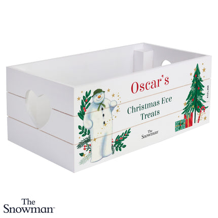 The Snowman Christmas Wishes Christmas Eve Box Crate - Personalised