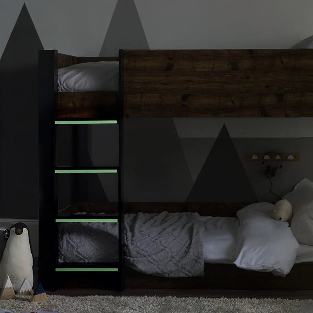 Solomon Bunk Bed Wood & Black