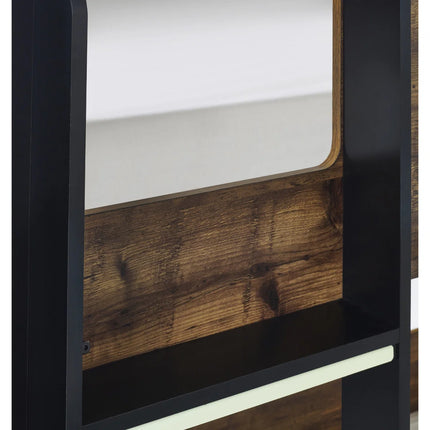Solomon Bunk Bed Wood & Black