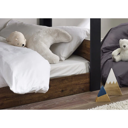 Solomon Bunk Bed Wood & Black