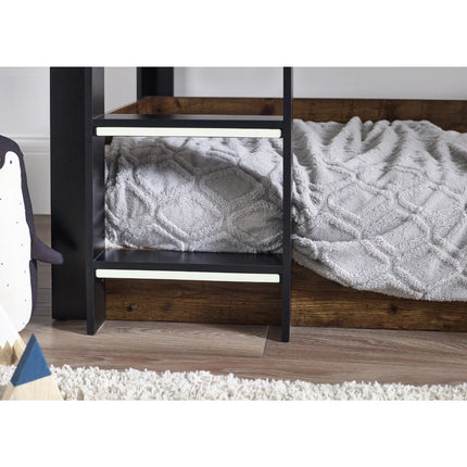 Solomon Bunk Bed Wood & Black