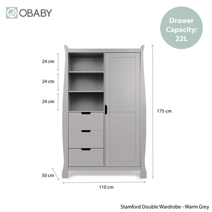 Stamford Luxe 3 Piece Room Set - Warm Grey