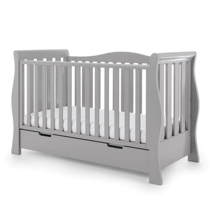 Stamford Luxe Cot Bed - Warm Grey