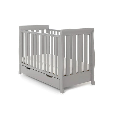 Stamford Mini Sleigh 2 Piece Nursery Room Set - Warm Grey