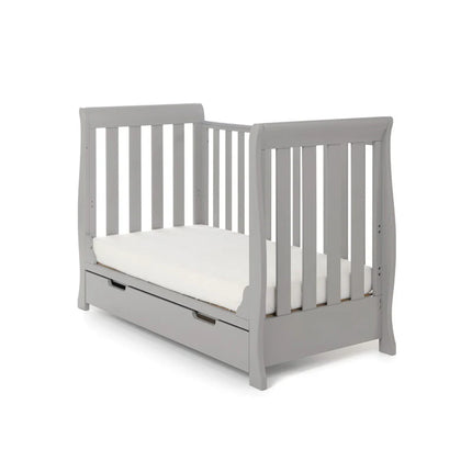 Stamford Mini Sleigh 2 Piece Nursery Room Set - Warm Grey